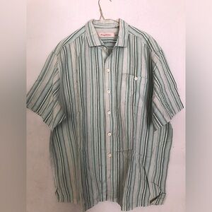 Tommy Bahama Striped Shirt Size XL
